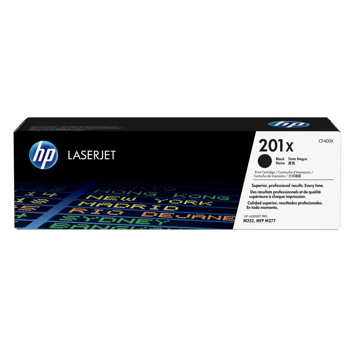 Original toner HP 201X Sort